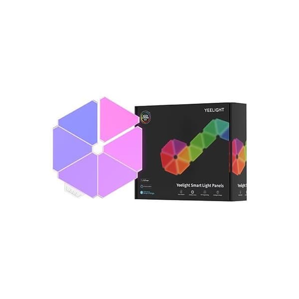 Base Pack 6 YEELIGHT RGB Gaming Light Panels Triangulär multicolor LED-panel kompatibel med Razer Chroma Assembly