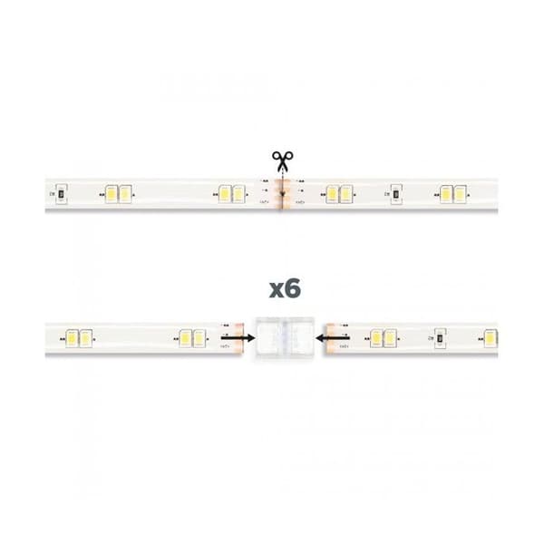 'ANSLUTNINGSBAND LED VIT CCT 5M CONNECTÉ KSIX'