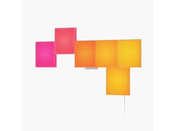 Nanoleaf Blocks Smarter Kit - Lyspanel - LED - 3 W - RGBW-lys - 1200-6500 K - kvadrat (en pakke 6)