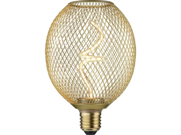 Paulmann 29259 LED (RGB)-lamp E27 Globeform 4 W Bernstein (Ø x H) 110 mm x 160 mm 1 stk