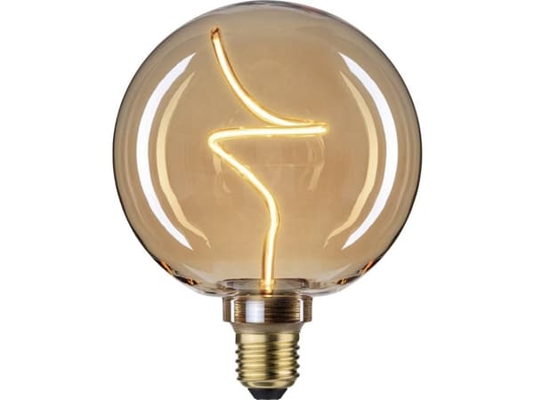Paulmann 29237 LED (RGB) lampa E27 Globeform 4 W Bärnstensfärgad (Ø x H) 125 mm x 164 mm 1 del