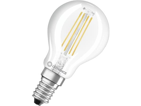 LEDVANCE LED kruunu hehkulamppu 470lm 4.8W/827 (40W) E14 himmennettävä