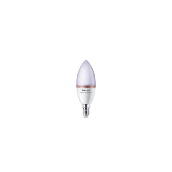Anslutet ljus LED-lampa PHILIPS - WIZ - EyeComfort - flerfärgad - 4,9W - 470 lumen - E14 - 93208