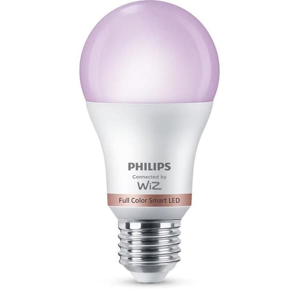 Ampoule LED Standard E27 8,5w Full Colors Wifi Wiz Philips - GENERIQUE - Vit - 25000 timmar - A+