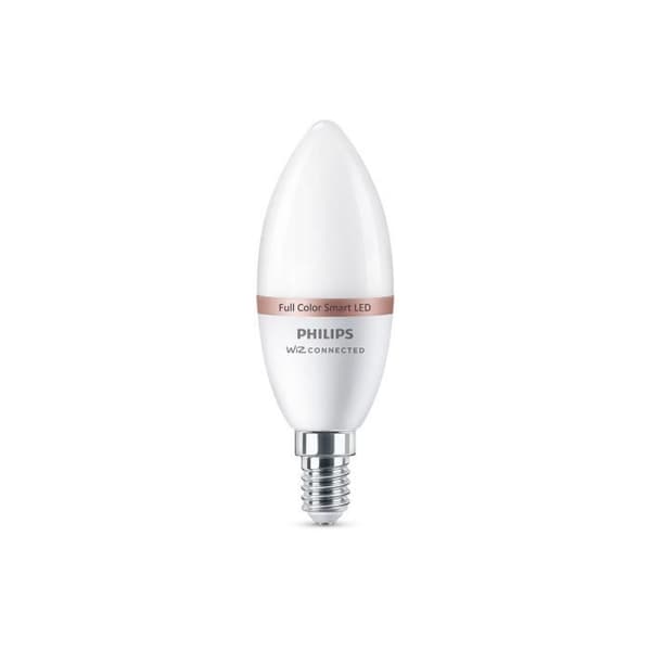 Led-ljuslampa E14 4.9w 2.700k-6.500k 470lm Wifi Philips Wiz - GENERISK - Vit - Vuxen