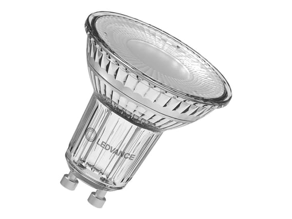 LEDVANCE - LED-pære for søkelys - form: PAR16 - GU10 - 4.3 W (ekvivalent 50 W) - klasse F - varmt hvitt lys - 3000 K