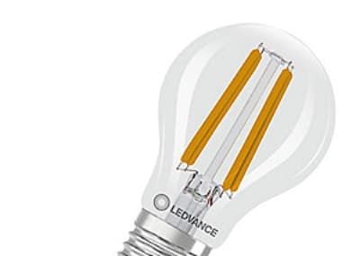 LEDVANCE LED-standardihehkulanka Kirkas 806lm 3.8W/2700K (60W) energialuokka A himmennettävä