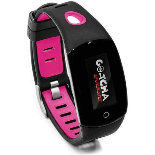 Armband Pokemon Go GO-TCHA Evolve Led - Svart/Rosa - Auto Capture och Auto Turn PokeStop - Smartklockor