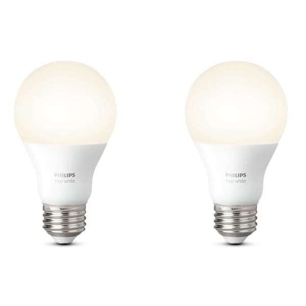 PHILIPS HUE Pack med 2 anslutna lampor Vit E27