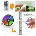 Miniatyrbild 3 av 4: TD® RGB LED Strip 5 meter 5050 Vattentät 300 LED Strip Lampa + 44 knappar Fjärrkontroll + Strömförsörjning Spelrumsdekoration