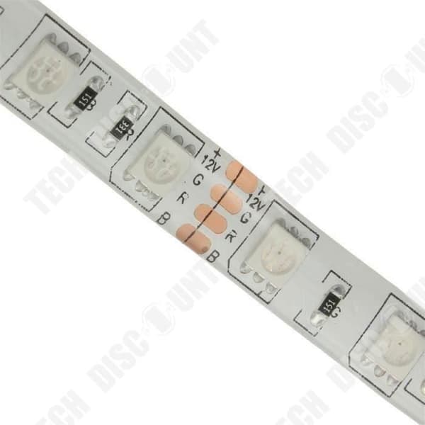 TD® RGB LED Strip 5 meter 5050 Vattentät 300 LED Strip Lampa + 44 knappar Fjärrkontroll + Strömförsörjning Spelrumsdekoration