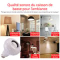 Miniatyrbild 3 av 4: TD® Smart bluetooth LED-lampa ansluten fjärrkontroll lampa färg varmvitt ljus belysning vardagsrum sovrum