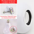 Miniatyrbild 2 av 4: TD® Smart bluetooth LED-lampa ansluten fjärrkontroll lampa färg varmvitt ljus belysning vardagsrum sovrum