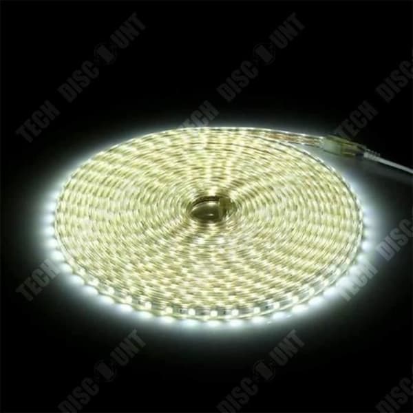 LED-remsa - TEKNISK RABATT - SMD 5050 - 220V - 5m - Vattentät - Kallvit