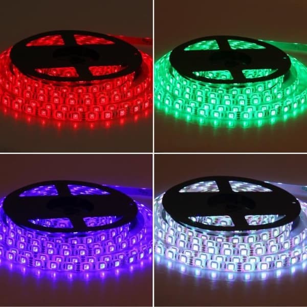 LED-remsa - LCC® - 5050 RGB - 5M - 300 lysdioder - Vattentät - Infraröd fjärrkontroll