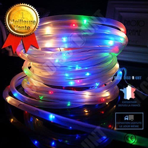 TD® Party LED strängljus styrbar party LED-lampor längd 12 meter RGB färg nattbelysning koppartråd
