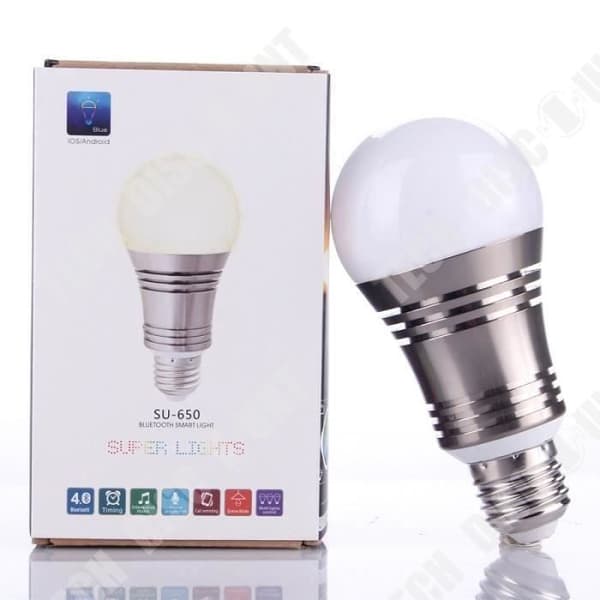 TD® Multi Bluetooth Bulb APP Kontroll/Musikljus kompatibel Flera färger