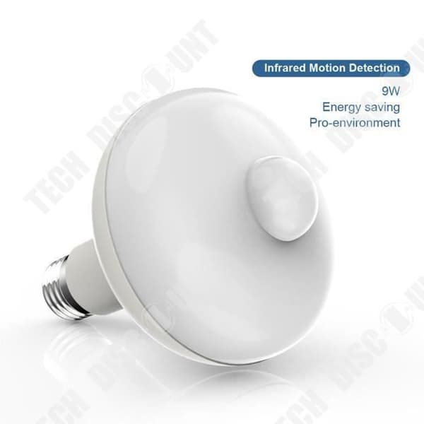 TD® E27 LED-svamplampa 650 Lm 12 W PIR Infraröd rörelsedetektor AC85-265V Glödlampa / Sensorljus LED