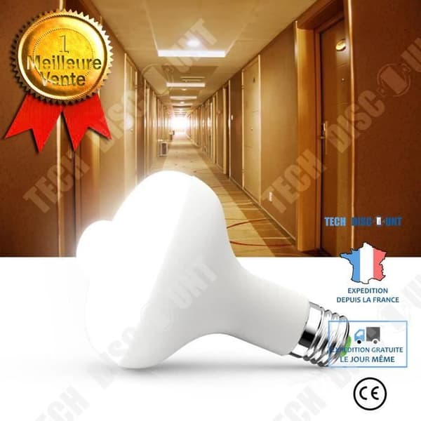 TD® E27 LED-svamplampa 650 Lm 12 W PIR Infraröd rörelsedetektor AC85-265V Glödlampa / Sensorljus LED