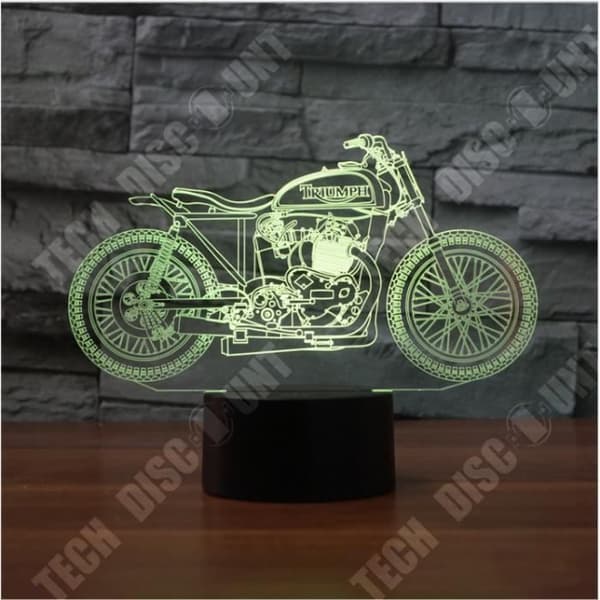 TD® Moto 10 Light 3D Touch Färgstarkt LED visuellt ljus