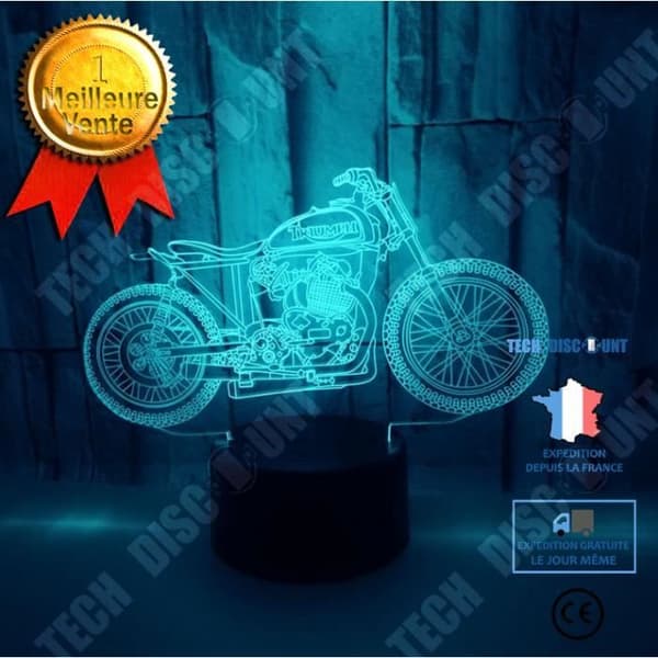 TD® Moto 10 Light 3D Touch Färgstarkt LED visuellt ljus
