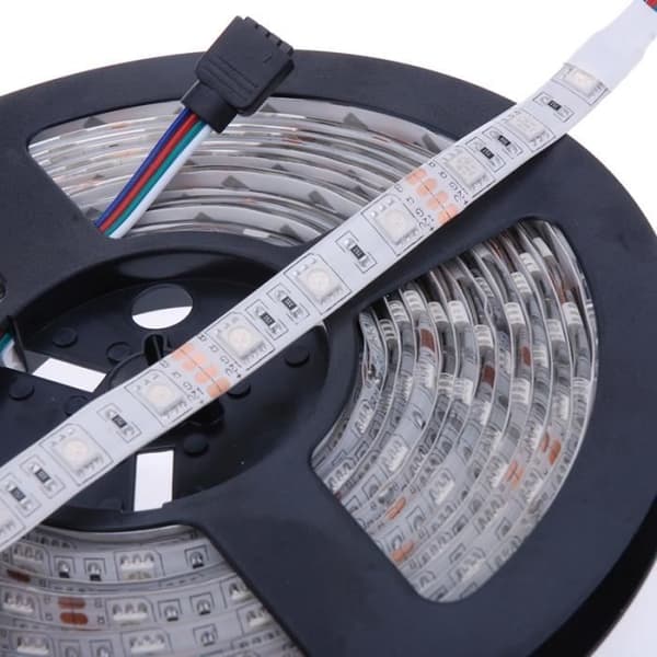 10M 5050 SMD RGB LED 2X5M 600LEDs strip 44-nyckel IR-fjärrkontroll