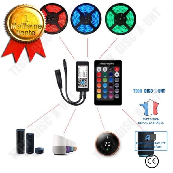 TD® LED RGB SMD WF Stripe 15m 30 LED Stripe+24T+3A