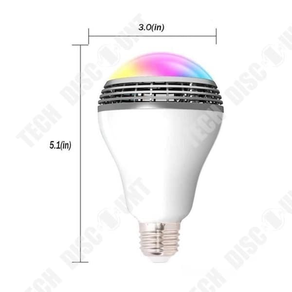 TD® Creative Smart Bluetooth-högtalarlampa Färgglad fjärrkontroll APP Musik Trådlös musik LED-ljudlampa