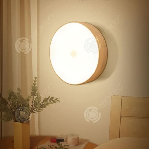 INN® Intelligent Wireless Automatic Human Body Induction Light, Household Voice Control Charging Night Light