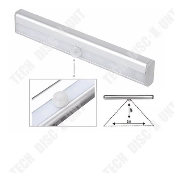TD® Human Body Intelligent Induction Light Bar, vitt ljus, USB-batteriladdning, LED-skåp, ljus