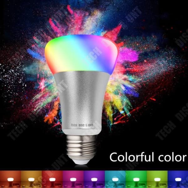 TD® Bulb Bluetooth-högtalare smart ansluten färgstark LED-kontroll hembelysning färgskiftande stämningslampa