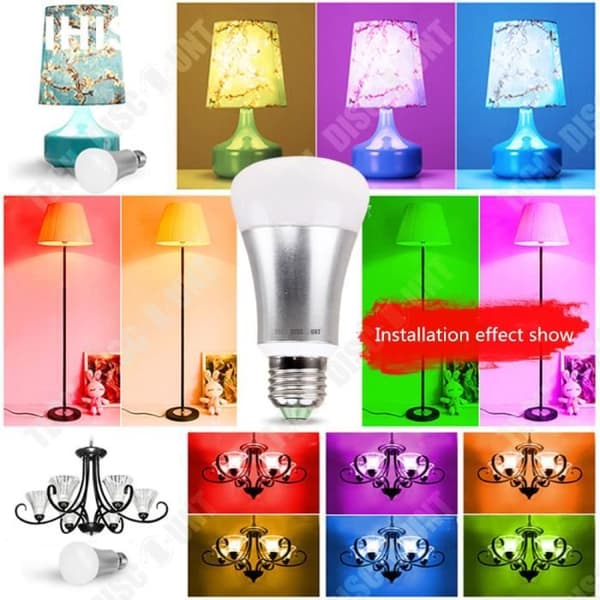 TD® Bulb Bluetooth-högtalare smart ansluten färgstark LED-kontroll hembelysning färgskiftande stämningslampa
