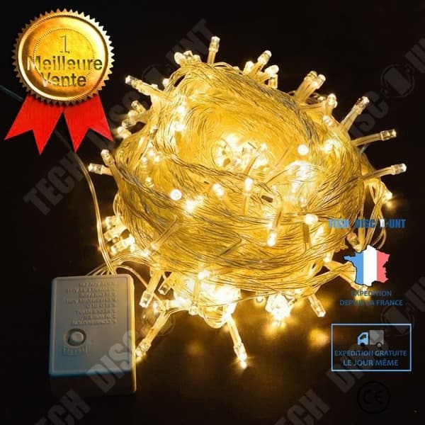 TD® Outdoor Led String Lights 10M 100 Vattentät Holiday Strip-lampa - Modell: Rosa AC110V US-kontakt
