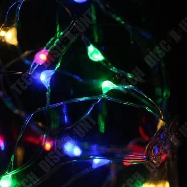 TD® LED String Lights Batteridriven flasklock Vattentät belysning med 15 lysdioder x1,4M för gör-det-själv-bröllopsfest, flerfärgad