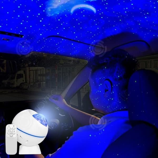 INN® Bärbar Starry Sky-projektorlampa Bil + hem Dubbel användning Starry Sky-projektor Nattljus Semesterpresent