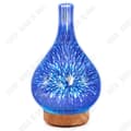 Miniatyrbild 1 av 4: TD® Glas Aroma Diffuser Färgglad LED Ljusgradient Aroma Luftfuktare Träkornsbas