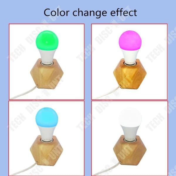 TD® LED-lampa WiFi-anslutning Smart kontroll Justerbar