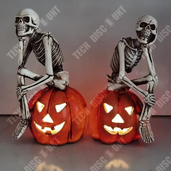 TD® Halloween pumpa skalle lykta ljus bar dekoration scen layout rekvisita spöke festival ornament