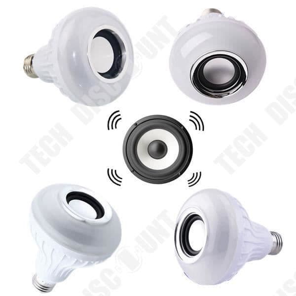 TD® Smart Glödlampa Bluetooth Kontroll Ljud LED RGB Glödlampa Färgglad Dimbar Lampa Ljus Inredning