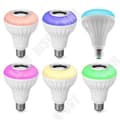 Miniatyrbild 4 av 4: TD® Smart Glödlampa Bluetooth Kontroll Ljud LED RGB Glödlampa Färgglad Dimbar Lampa Ljus Inredning