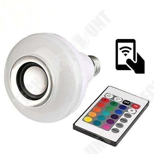 TD® Smart Glödlampa Bluetooth Kontroll Ljud LED RGB Glödlampa Färgglad Dimbar Lampa Ljus Inredning
