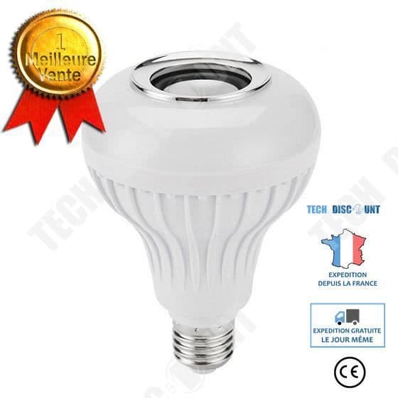 TD® Smart Glödlampa Bluetooth Kontroll Ljud LED RGB Glödlampa Färgglad Dimbar Lampa Ljus Inredning