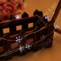 Miniatyrbild 2 av 4: TD® Vattentät LED Koppartråd Stjärna Fairy Lights Christmas Fairy Lamp Bröllopsfest Dekor, varmvit 2m