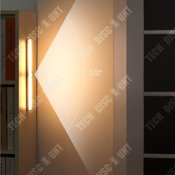 TD® Magnetic Light Bar 21CM Set med 2 Trådlös Magnetic Suction 1 Knapp Dimmer Vägglampa