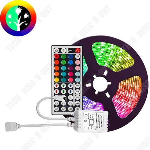 TD® 5050 Flerfärgad fjärrkontroll 5m Smart LED-ljusstång Ändra synkronisering Rytm Musik LED-band Bröllopsfest