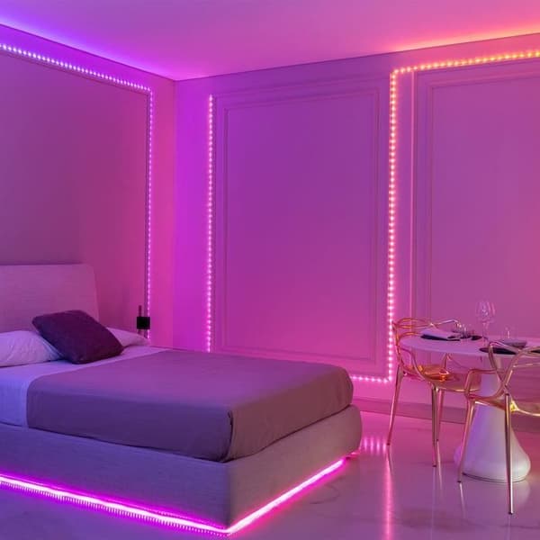 Twinkly Dots 400 RGB LED-fläta - TWINKLY - 20m transparent kabel