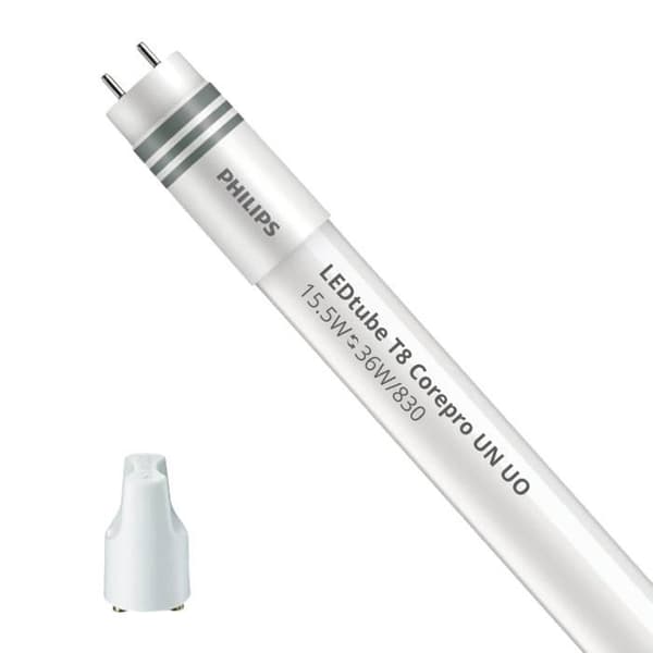 Rör LED T8 - PHILIPS - CorePro Ultra Uteffekt - 15,5W - 2400lm - 120cm Kallvit