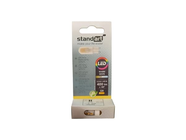 Standart Led glödlampa 3.2W G9 400Lm 2700K (8)