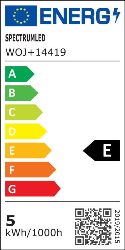 Spektri LED-himmennettävä LED-lamppu GLS 5W E27 Wi-Fi SMART CCT/COG WOJ14419