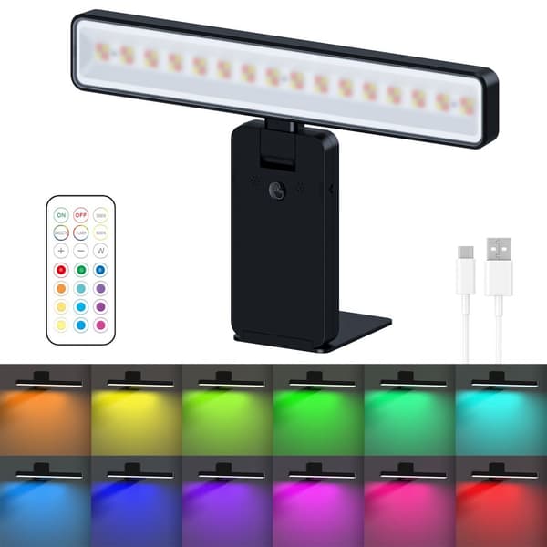 INF Smart Dimbar Uppladdningsbar LED Magnetisk Vägglampa Svart